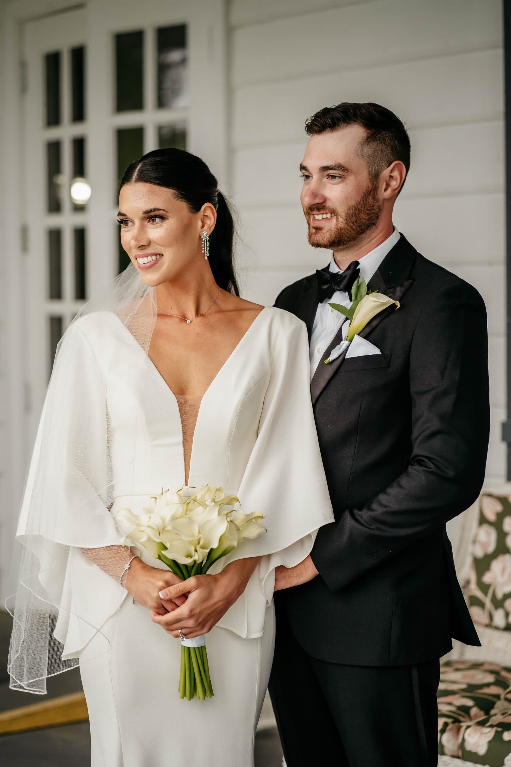 Bride and groom celebrating — add-on services
