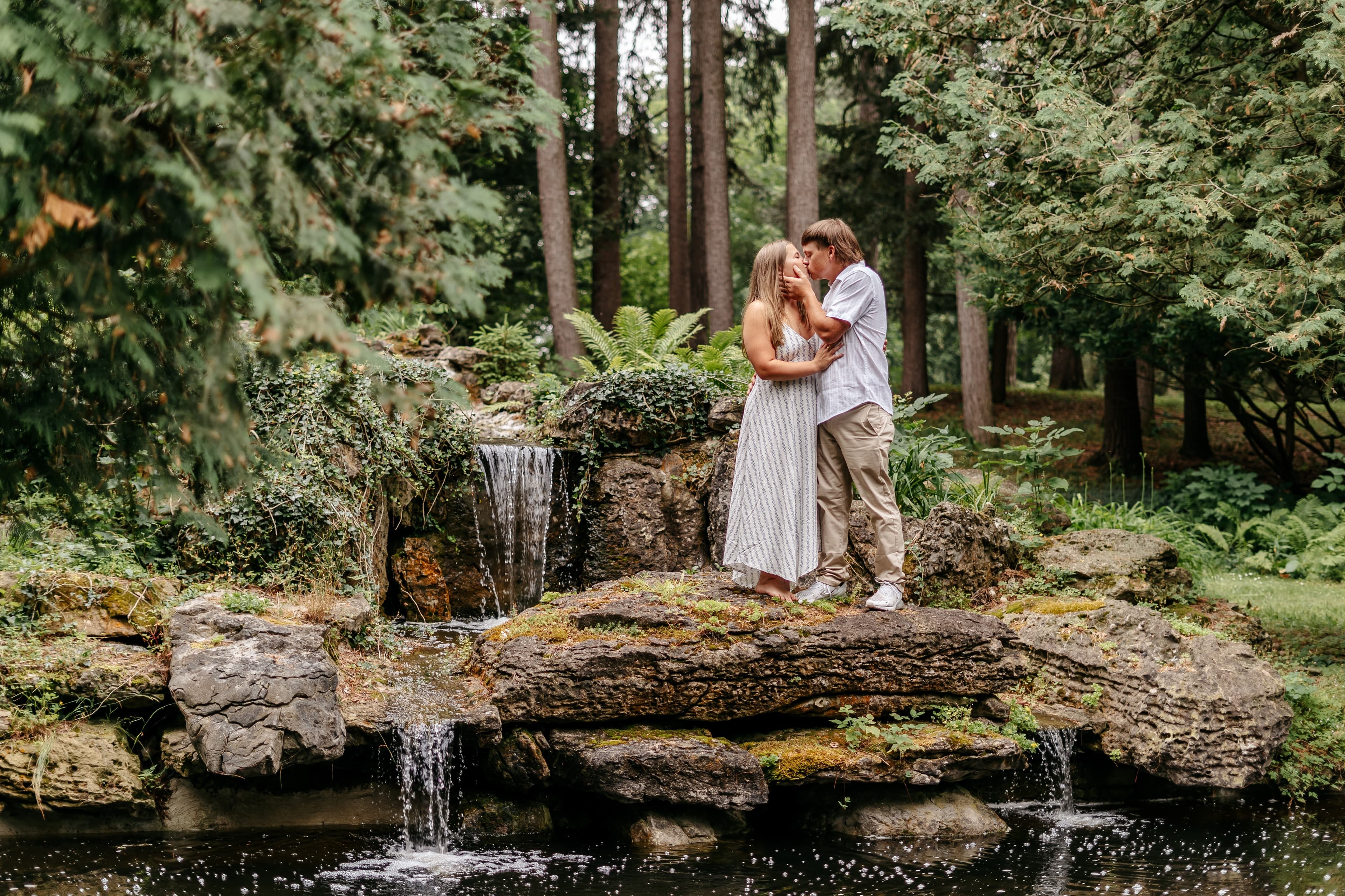 Bride and groom photographed by Love Story Media near Rochester, NY