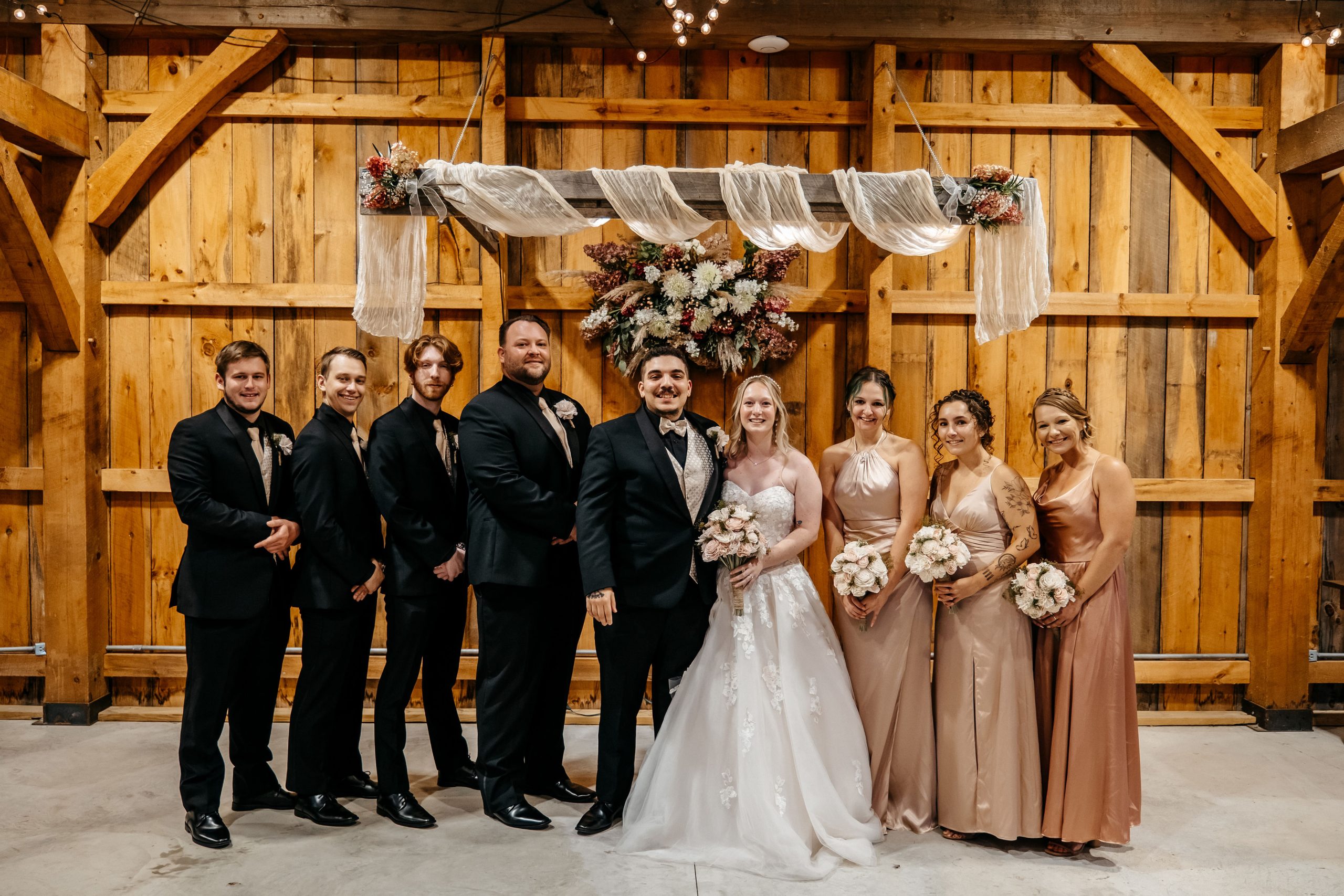 golden hour wedding photography
